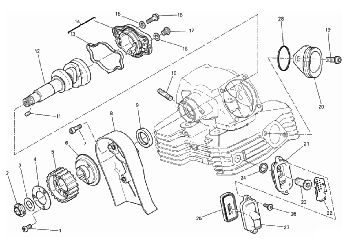 VERTICAL CYLINDER HEAD - TIMING 