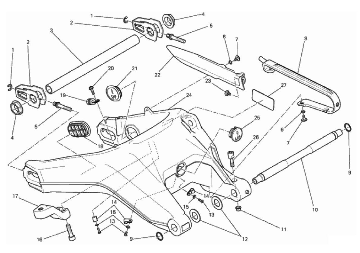 REAR SWINGING ARM 