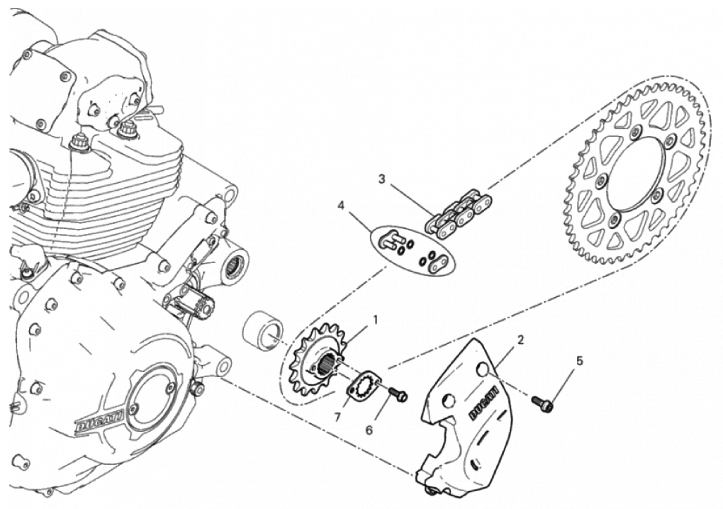 FRONT SPROCKET - CHAIN