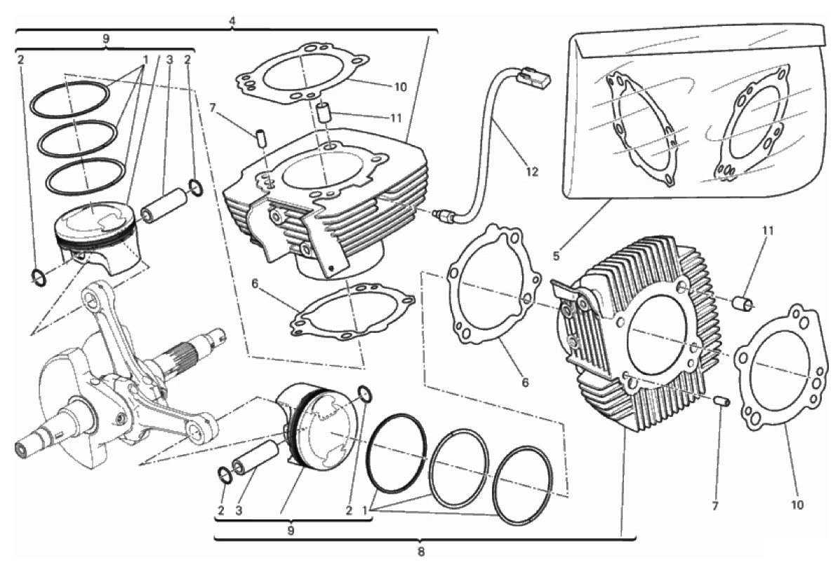 CYLINDERS - PISTONS 