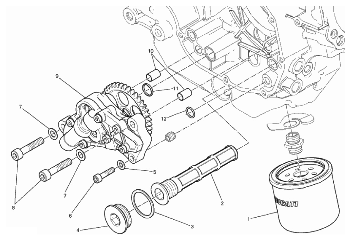 FILTERS AND OIL PUMP 