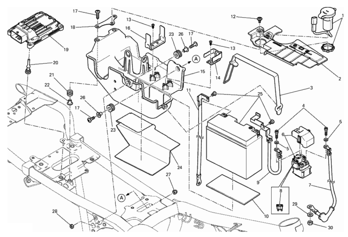 BATTERY HOLDER