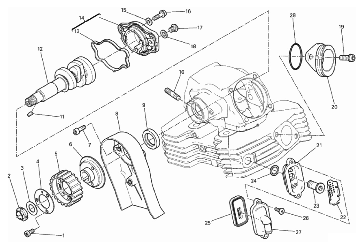 VERTICAL CYLINDER HEAD - TIMING