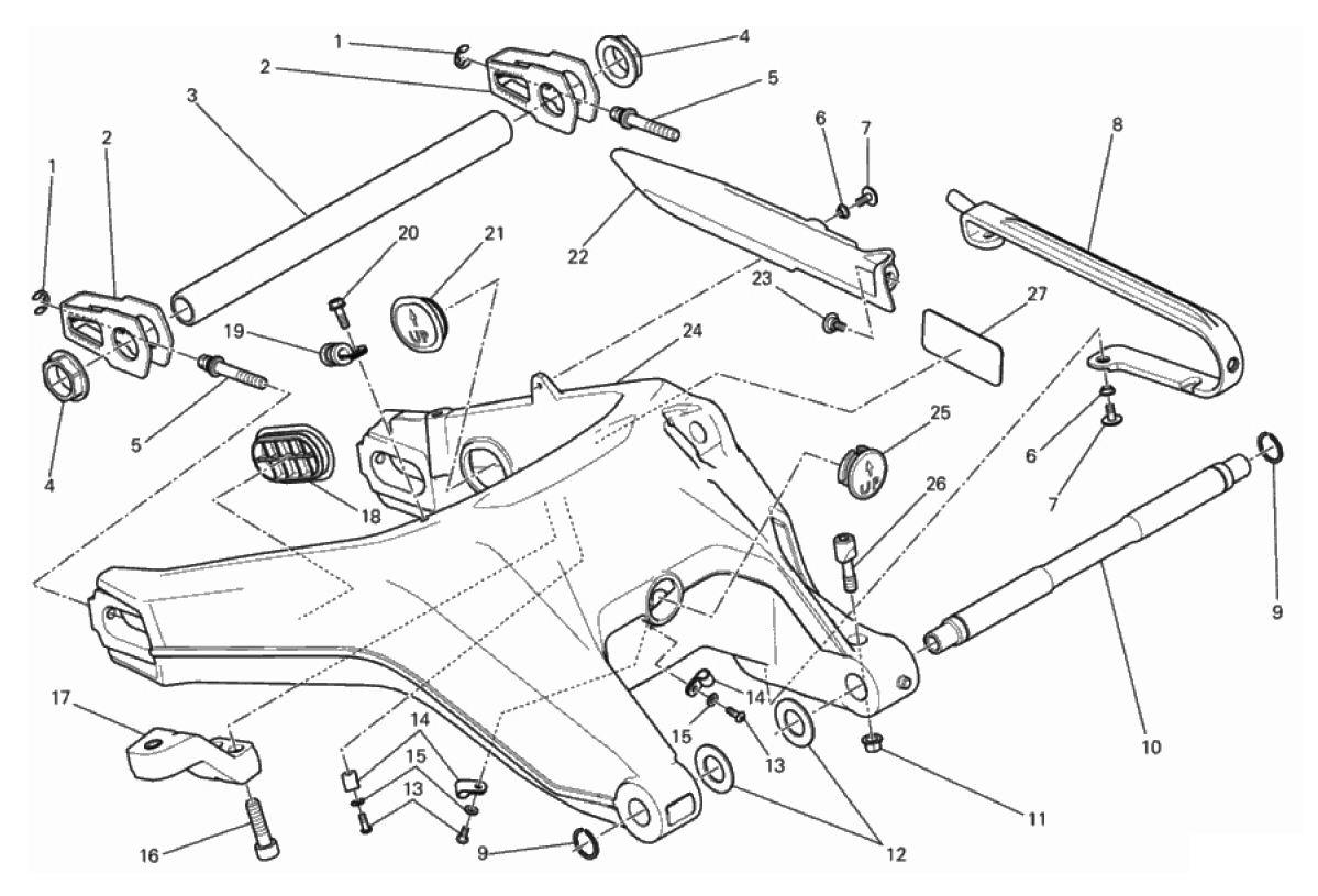 REAR SWINGING ARM 