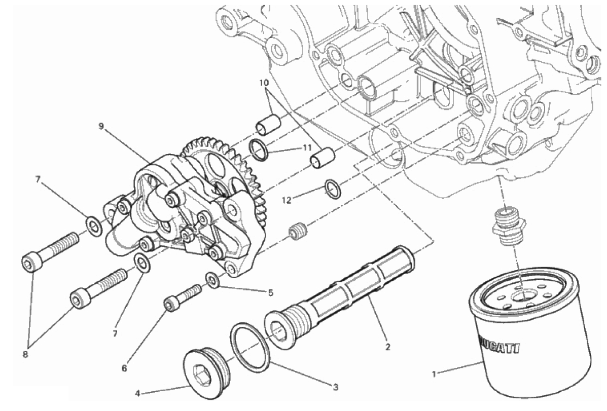 FILTERS AND OIL PUMP 