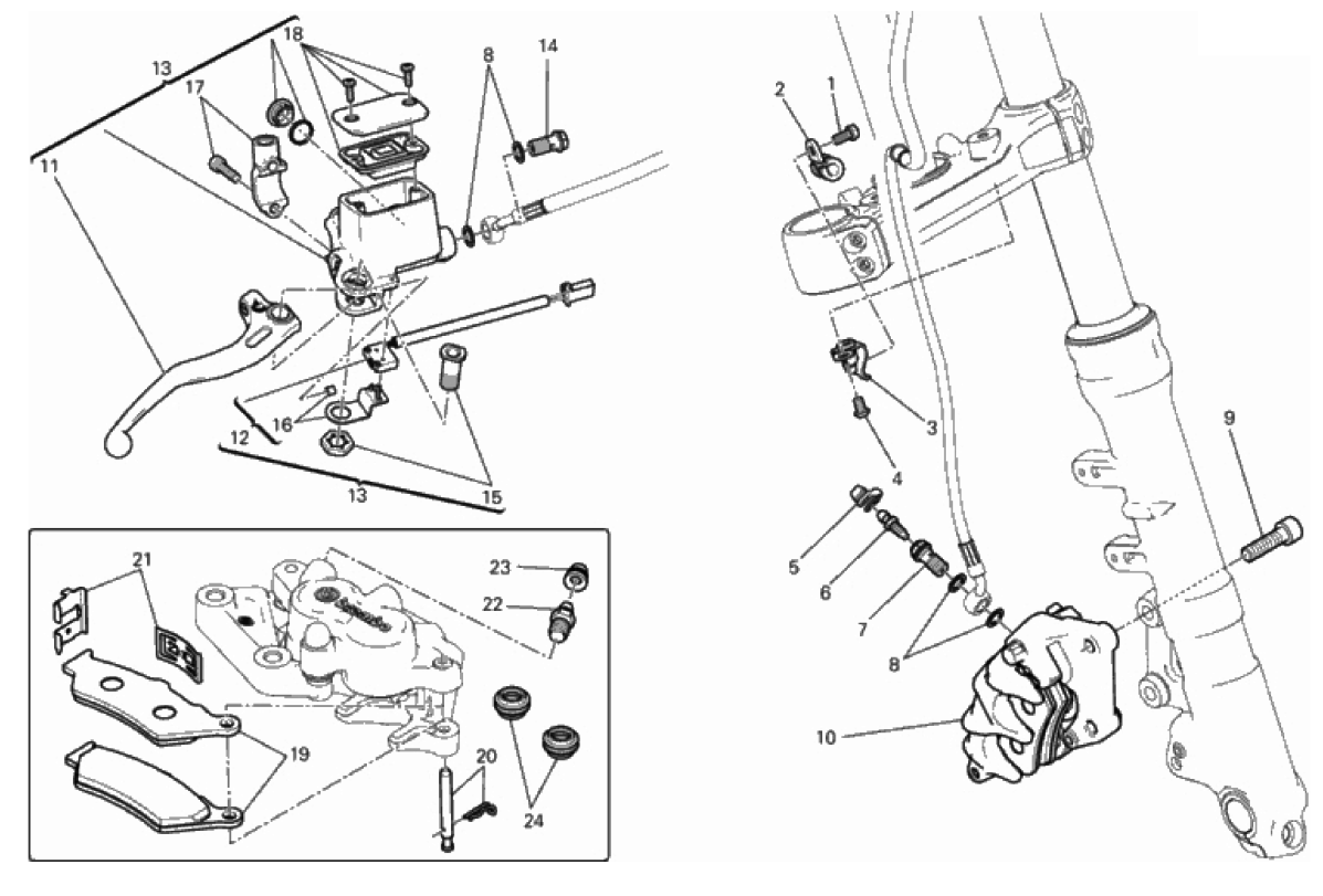 FRONT BRAKE SYSTEM 