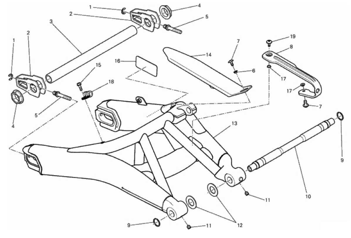 REAR SWINGING ARM