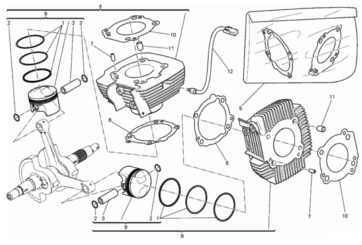 CYLINDERS - PISTONS 