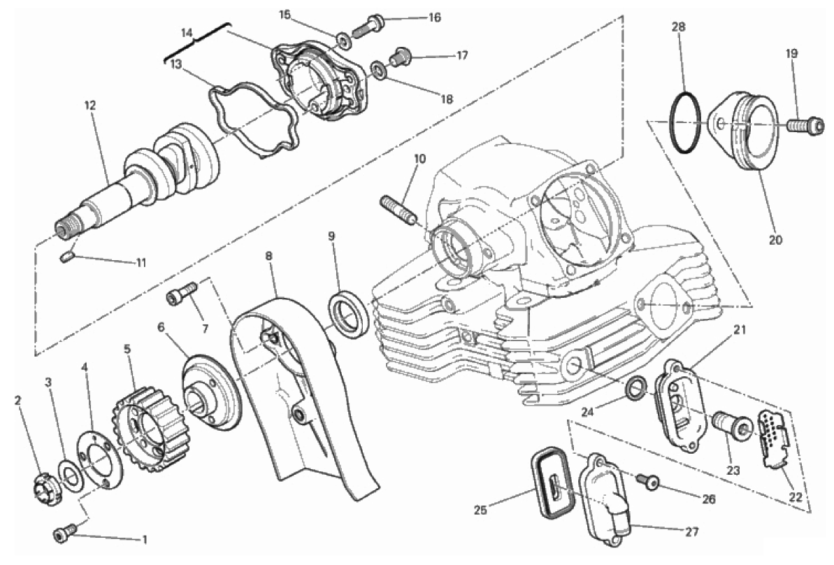VERTICAL CYLINDER HEAD - TIMING 