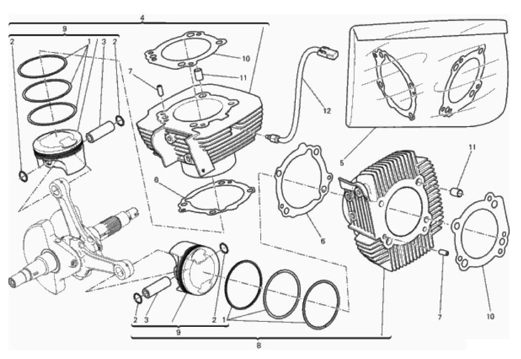 CYLINDERS - PISTONS 