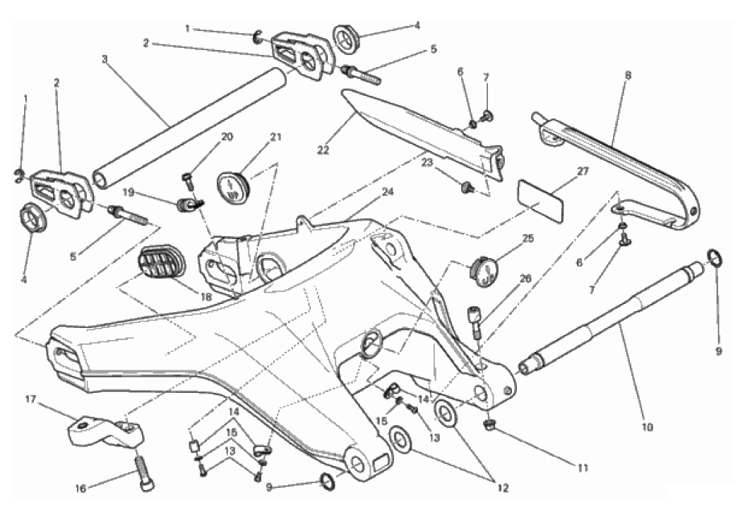 REAR SWINGING ARM 