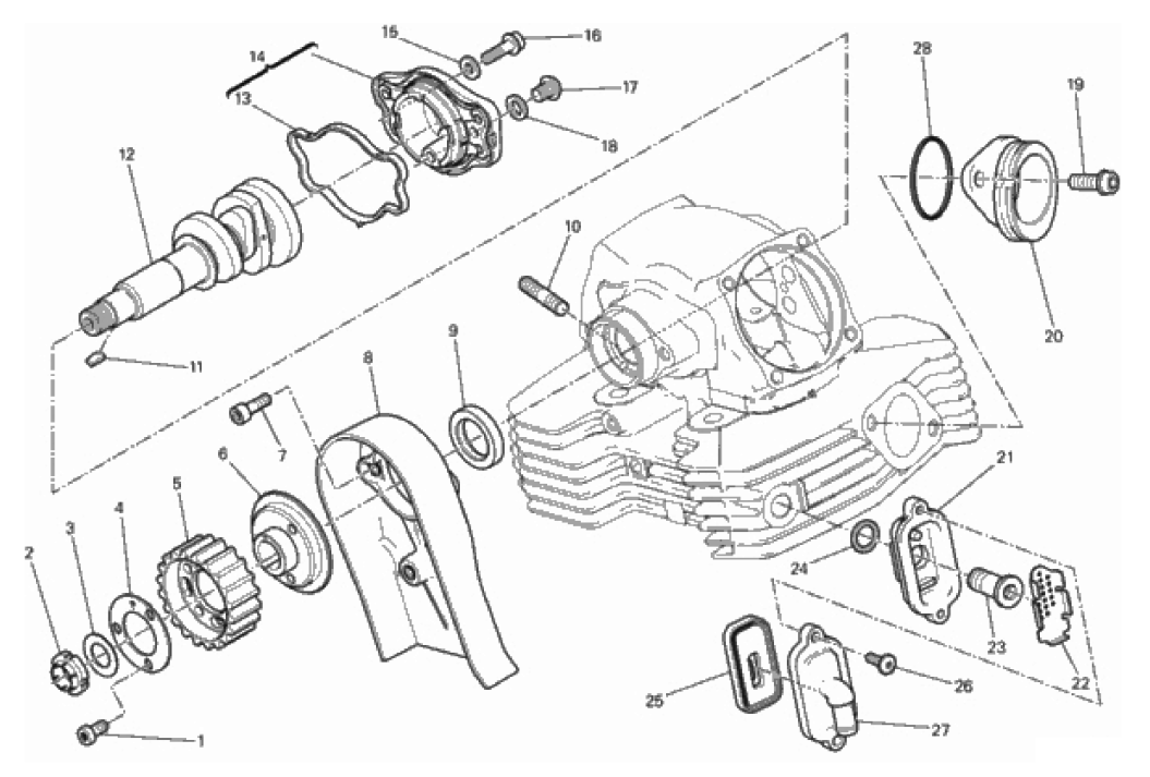 VERTICAL CYLINDER HEAD - TIMING 