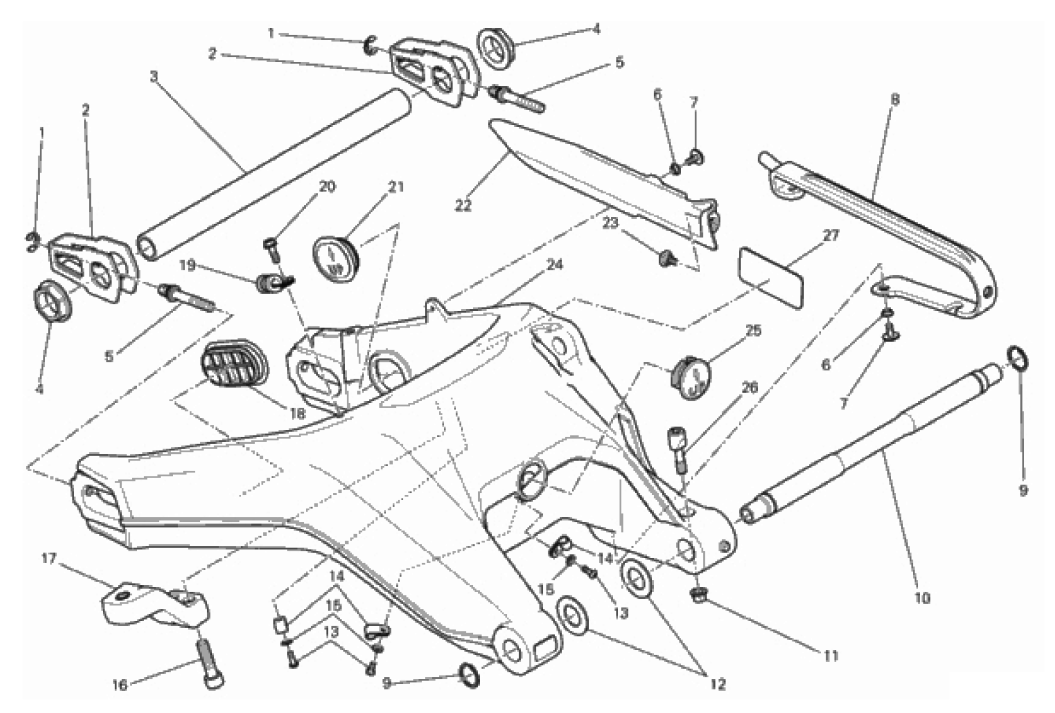 REAR SWINGING ARM 