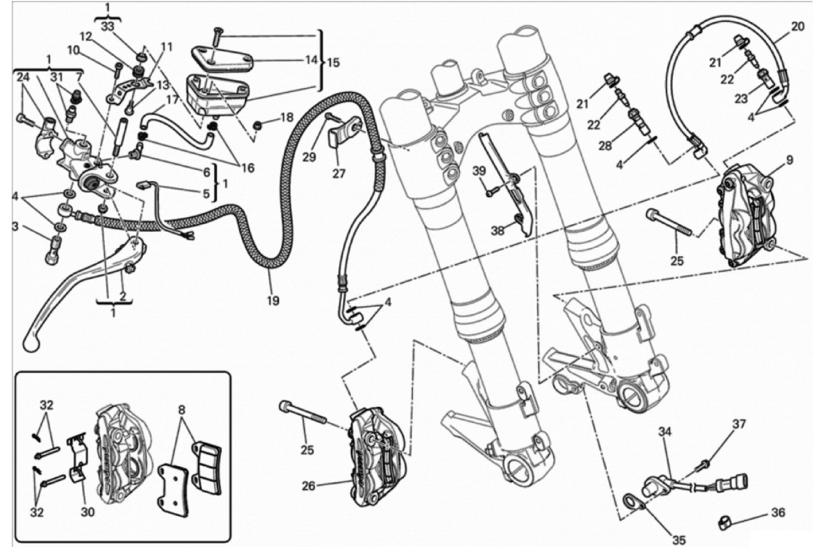 FRONT BRAKE SYSTEM 