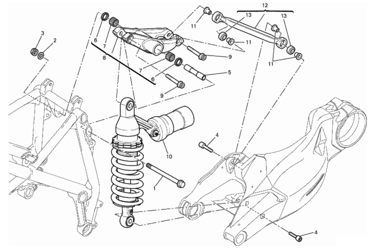 REAR SHOCK ABSORBER 