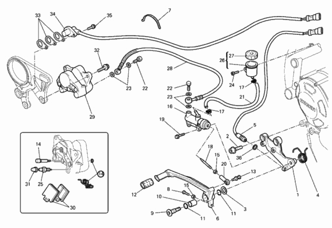 REAR BRAKE SYSTEM 