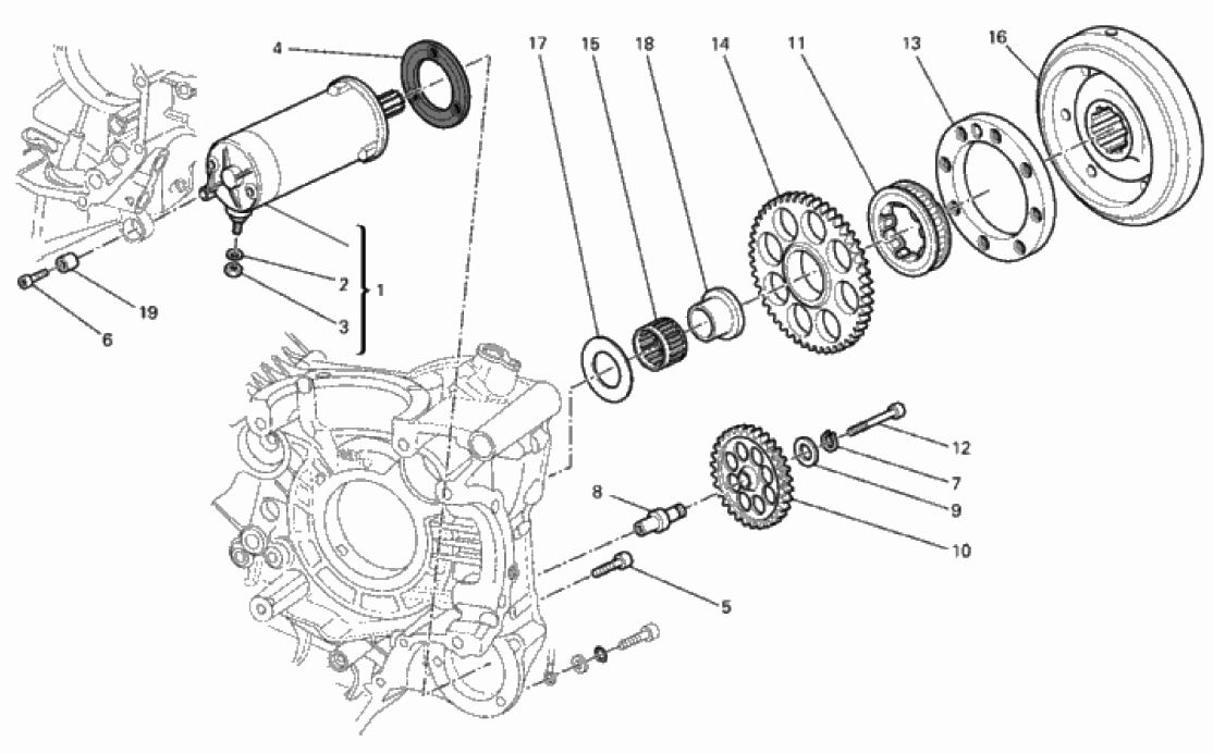 STARTING MOTOR 