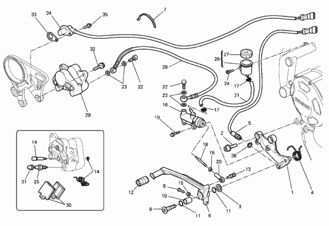 REAR BRAKE SYSTEM 