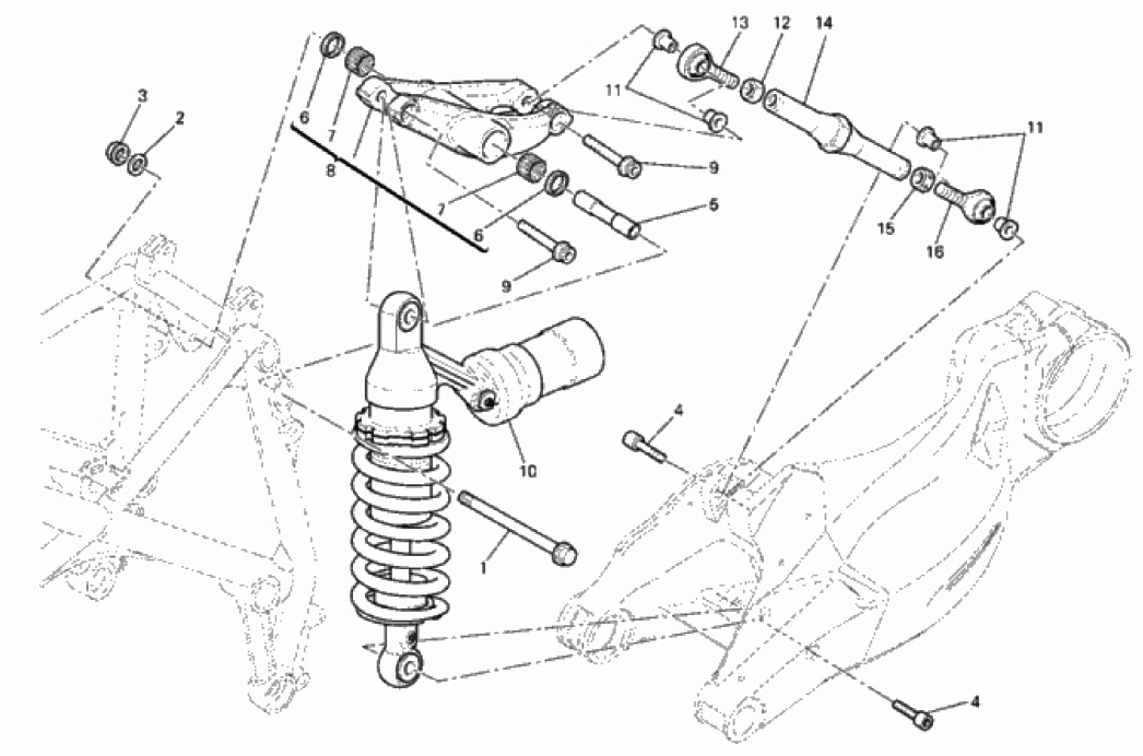 REAR SHOCK ABSORBER 