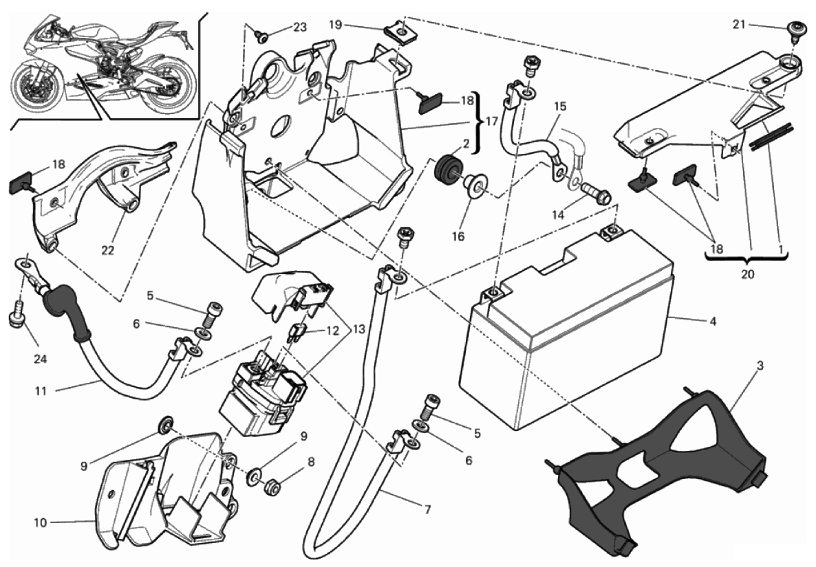 BATTERY HOLDER 