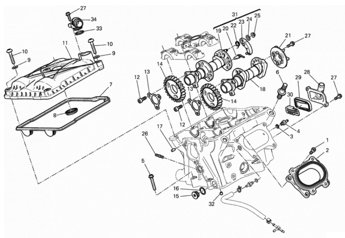 VERTICAL CYLINDER HEAD - TIMING 