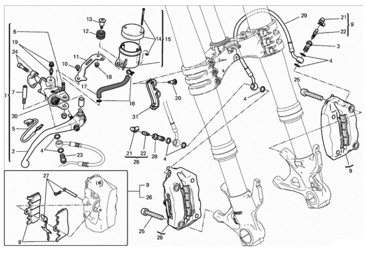 FRONT BRAKE SYSTEM 