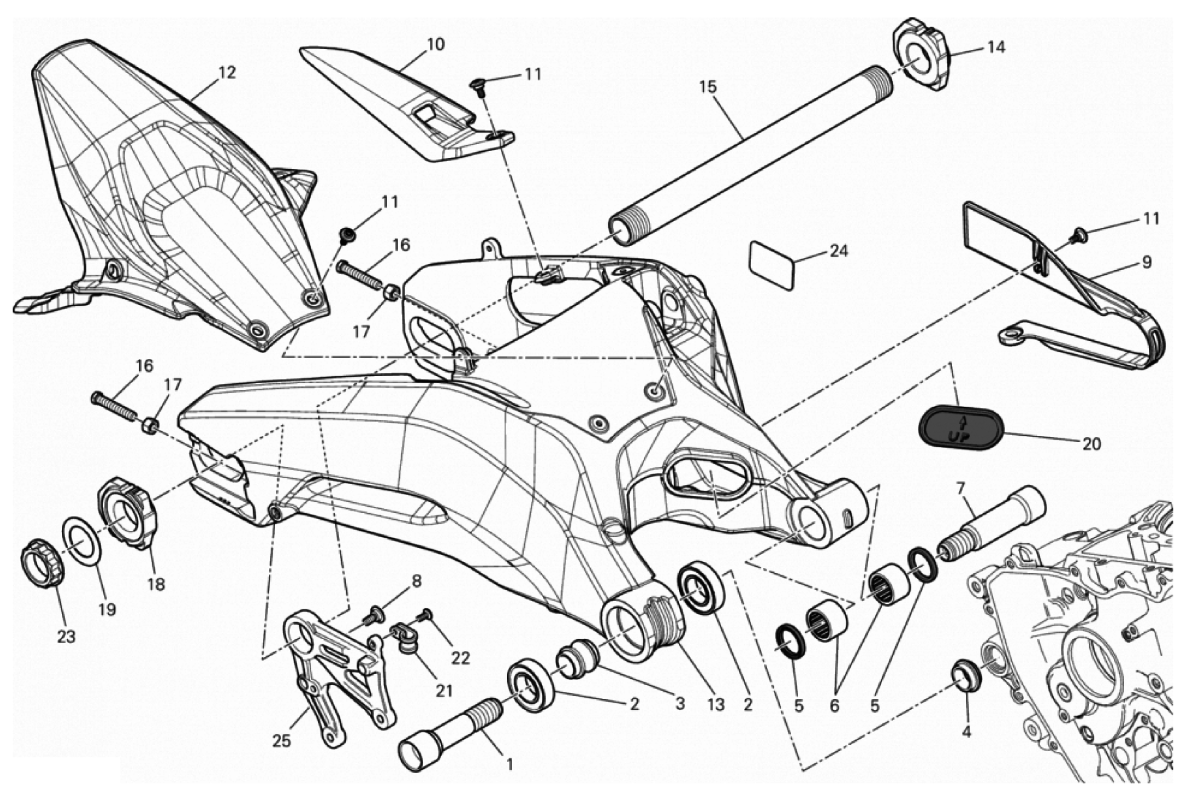 REAR SWINGING ARM 