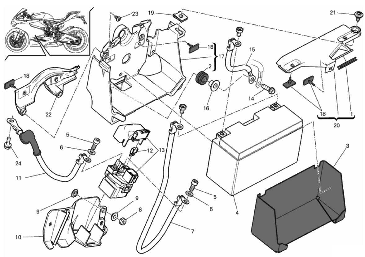 BATTERY HOLDER 