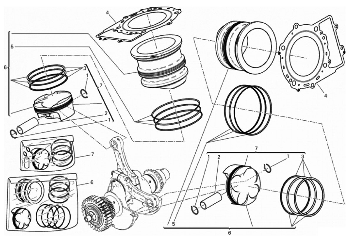 CYLINDERS - PISTONS 