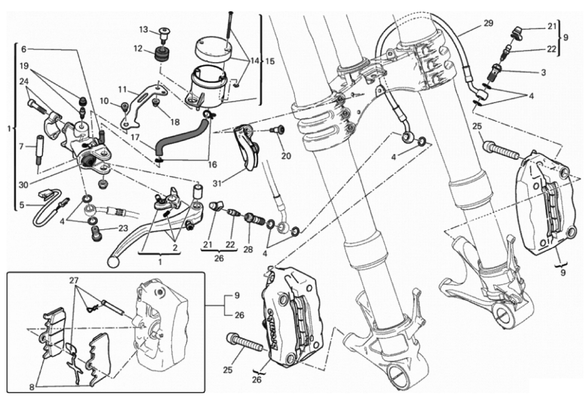 FRONT BRAKE SYSTEM 