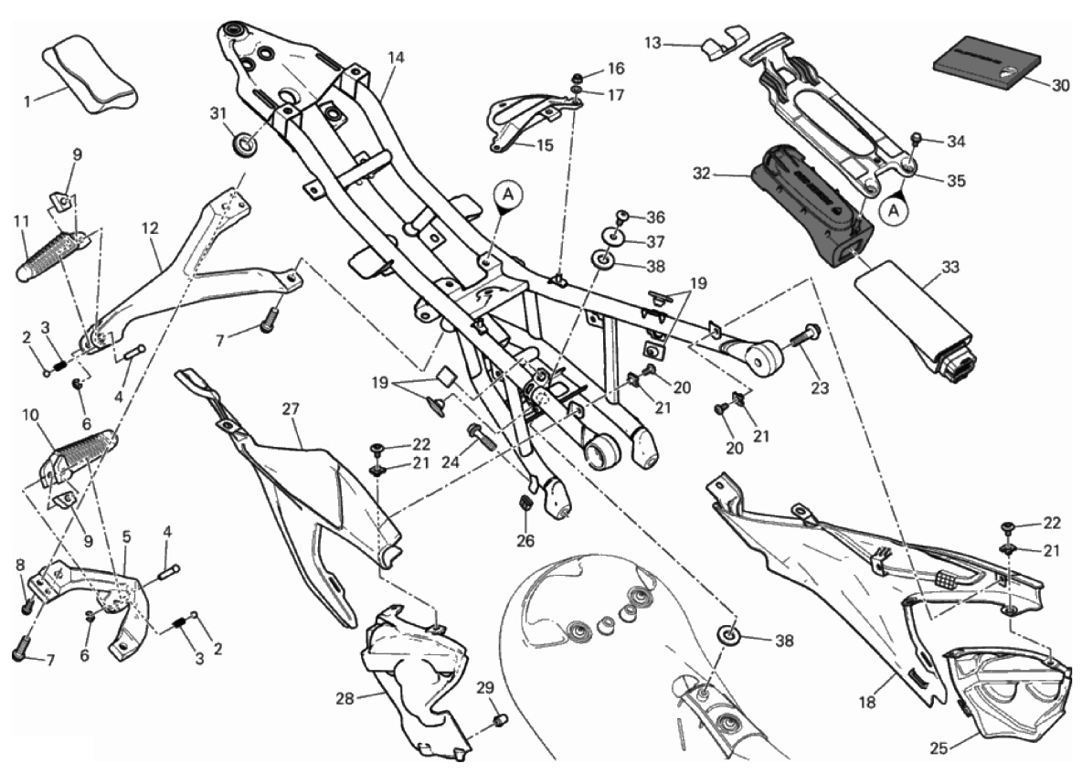 REAR FRAME COMP.