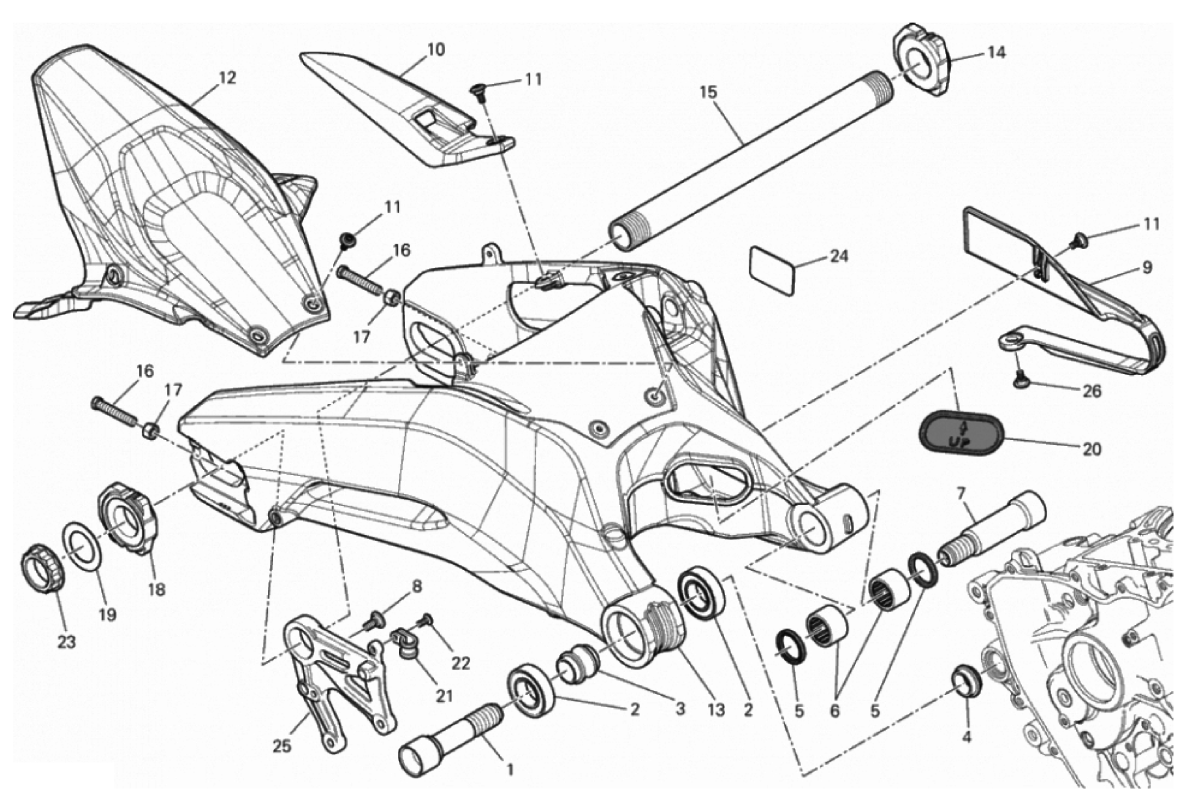 REAR SWINGING ARM 