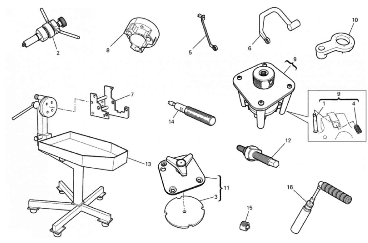 WORKSHOP SERVICE TOOLS 