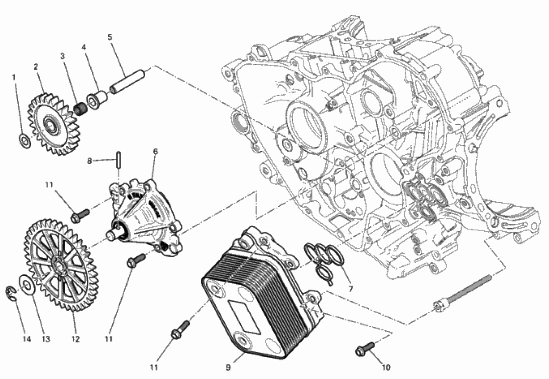 GENERATOR COVER - WATER PUMP 