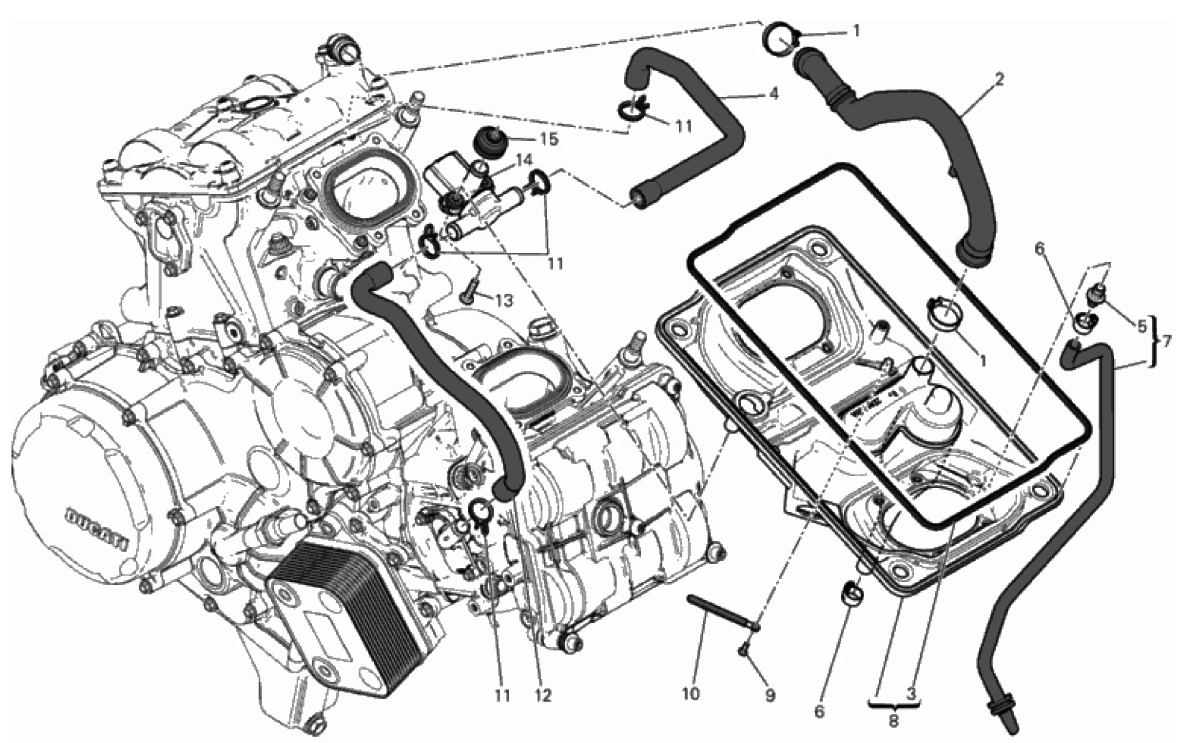 AIR INTAKE - OIL BREATHER 