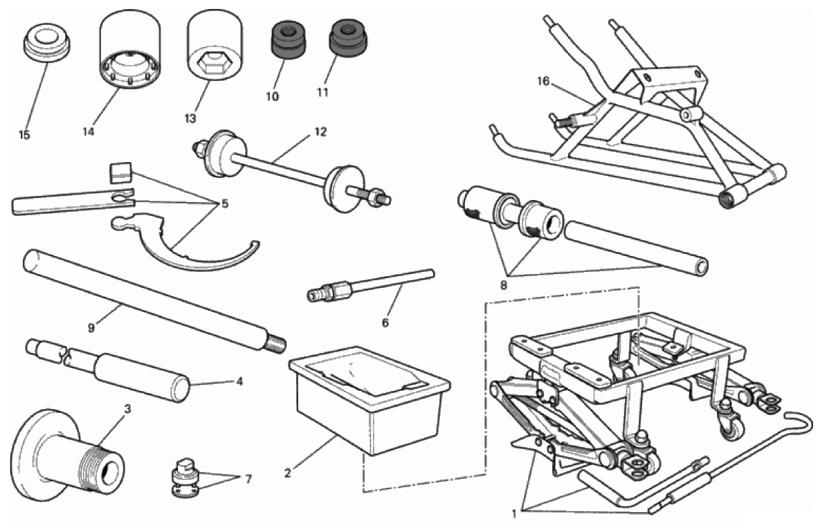 WORKSHOP SERVICE TOOLS 