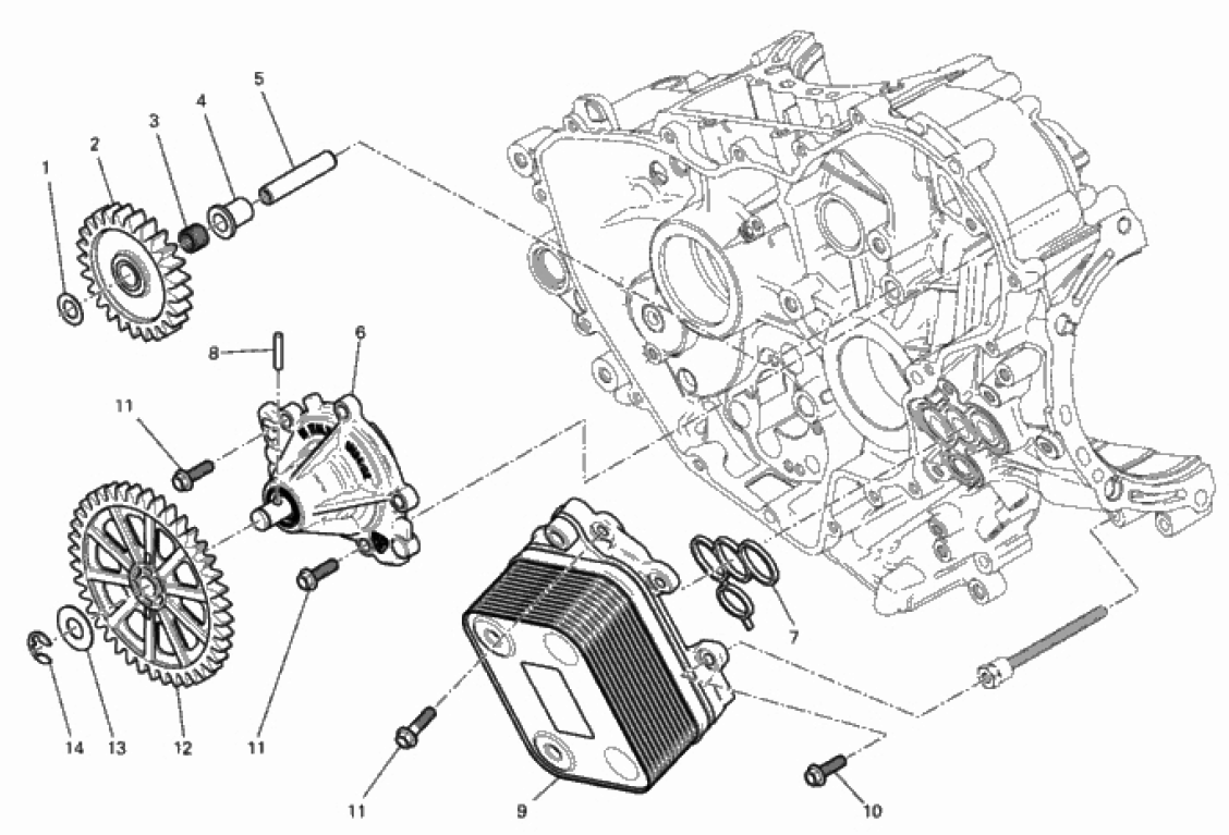 GENERATOR COVER - WATER PUMP