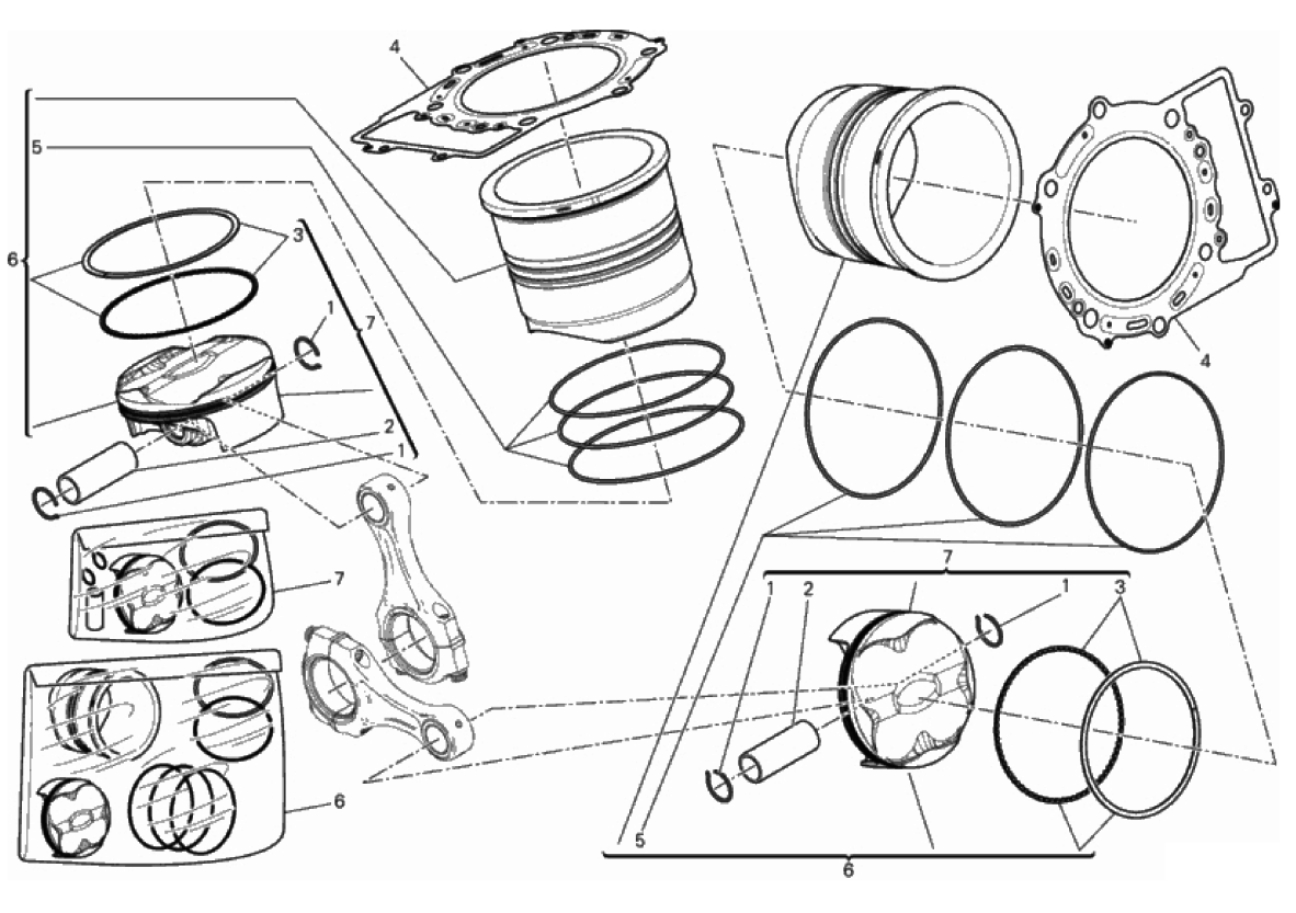 CYLINDERS - PISTONS