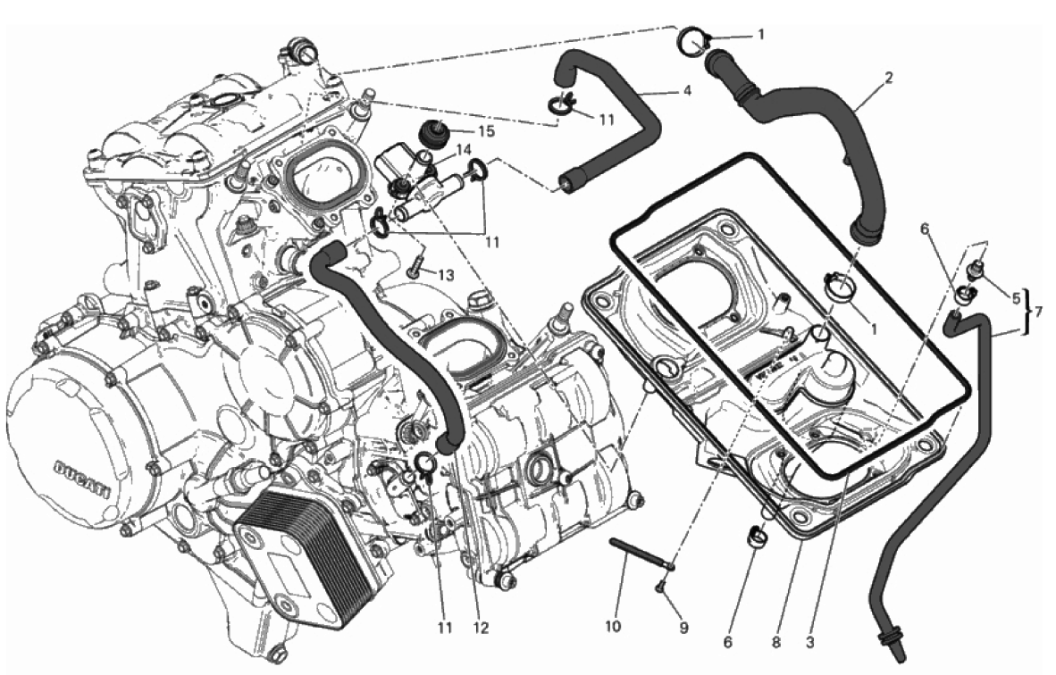 AIR INTAKE - OIL BREATHER 