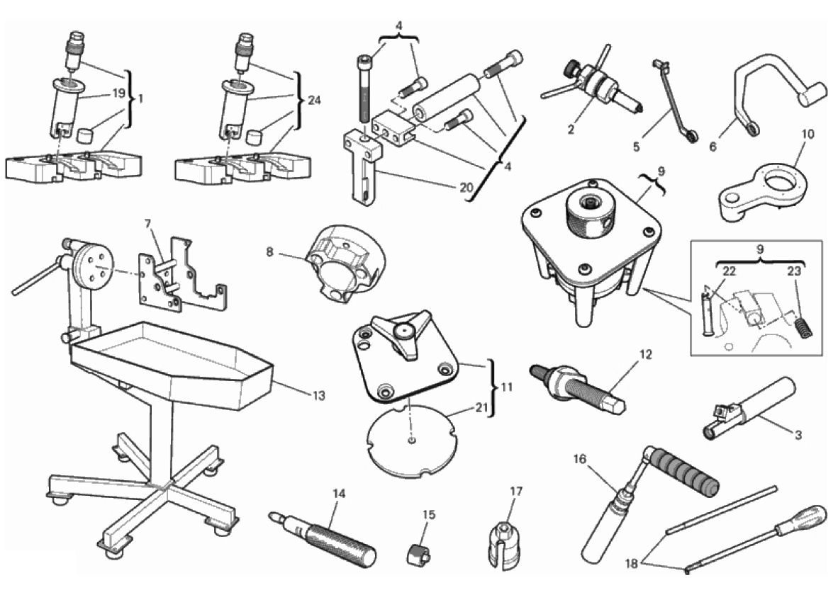 WORKSHOP SERVICE TOOLS 
