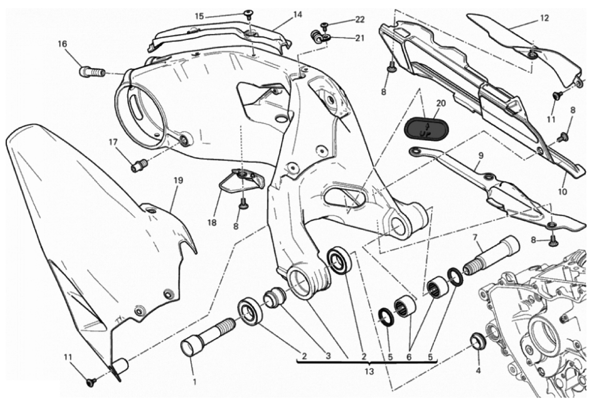 REAR SWINGING ARM 