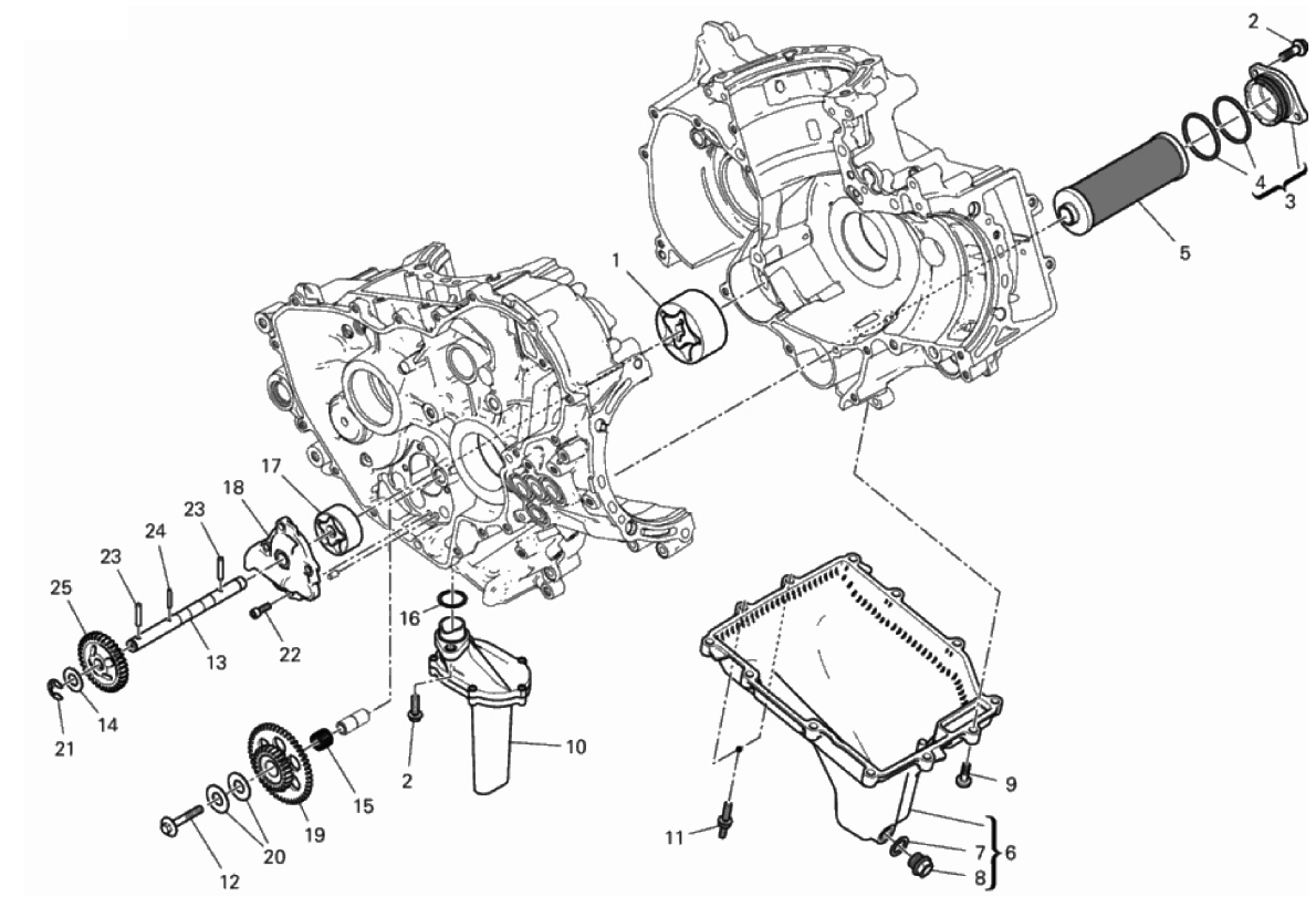 FILTERS AND OIL PUMP 