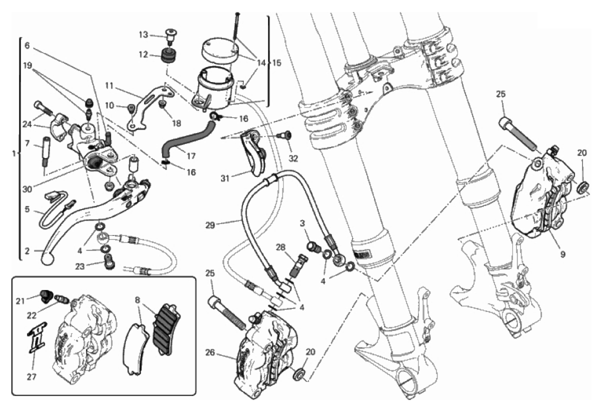 FRONT BRAKE SYSTEM 