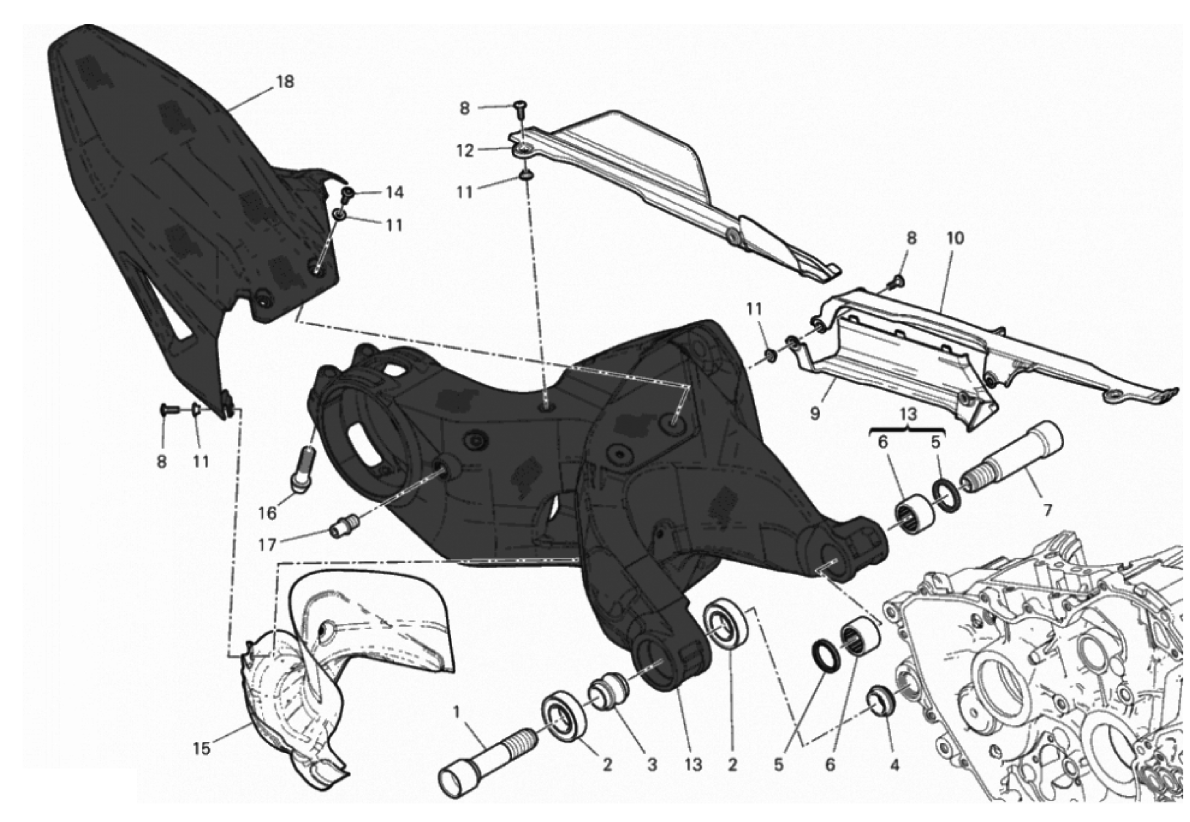 REAR SWINGING ARM 