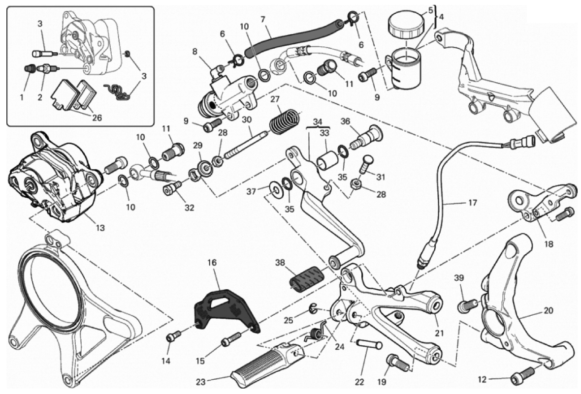 REAR BRAKE SYSTEM 