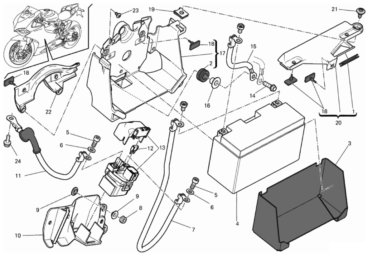 BATTERY HOLDER 