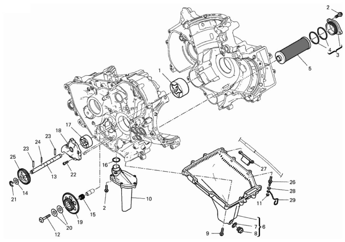 FILTERS AND OIL PUMP 