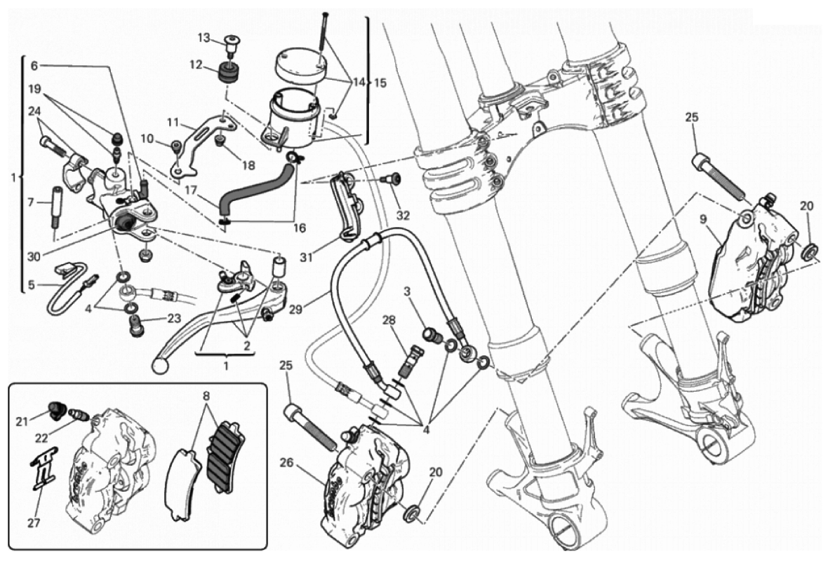 FRONT BRAKE SYSTEM 