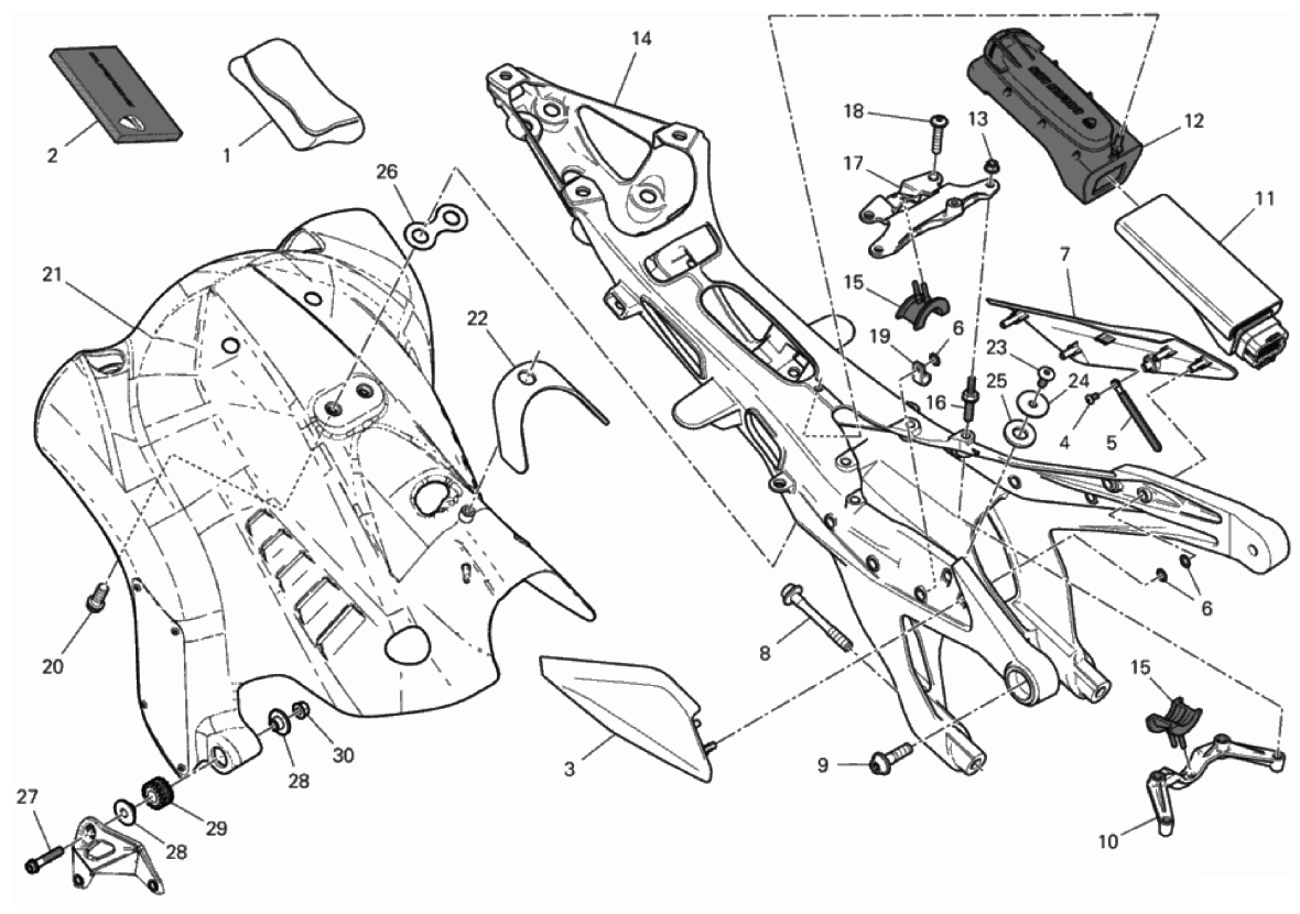 REAR FRAME COMP.