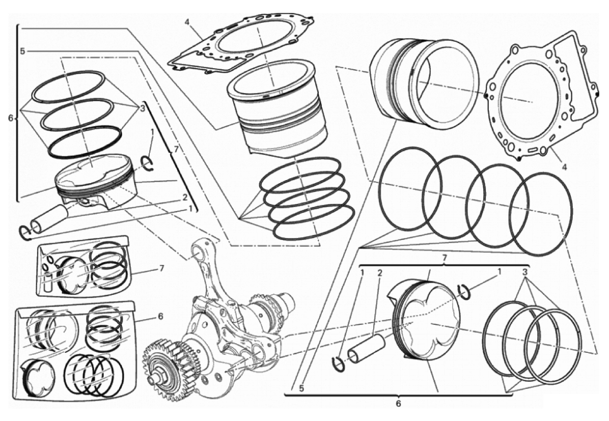 CYLINDERS - PISTONS